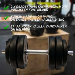 2 st 30 kg Justerbar