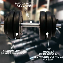 2 st 30 kg Justerbar