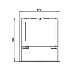 15 Svart Fristående 6,5kW