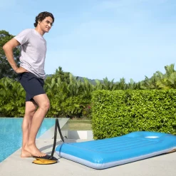 Air Step Pump med Flexibel Slang & 3 Ventiladaptrar
