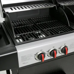 Aurora Kombinationsgrill med Sidobrännare & Rostfria Brännare