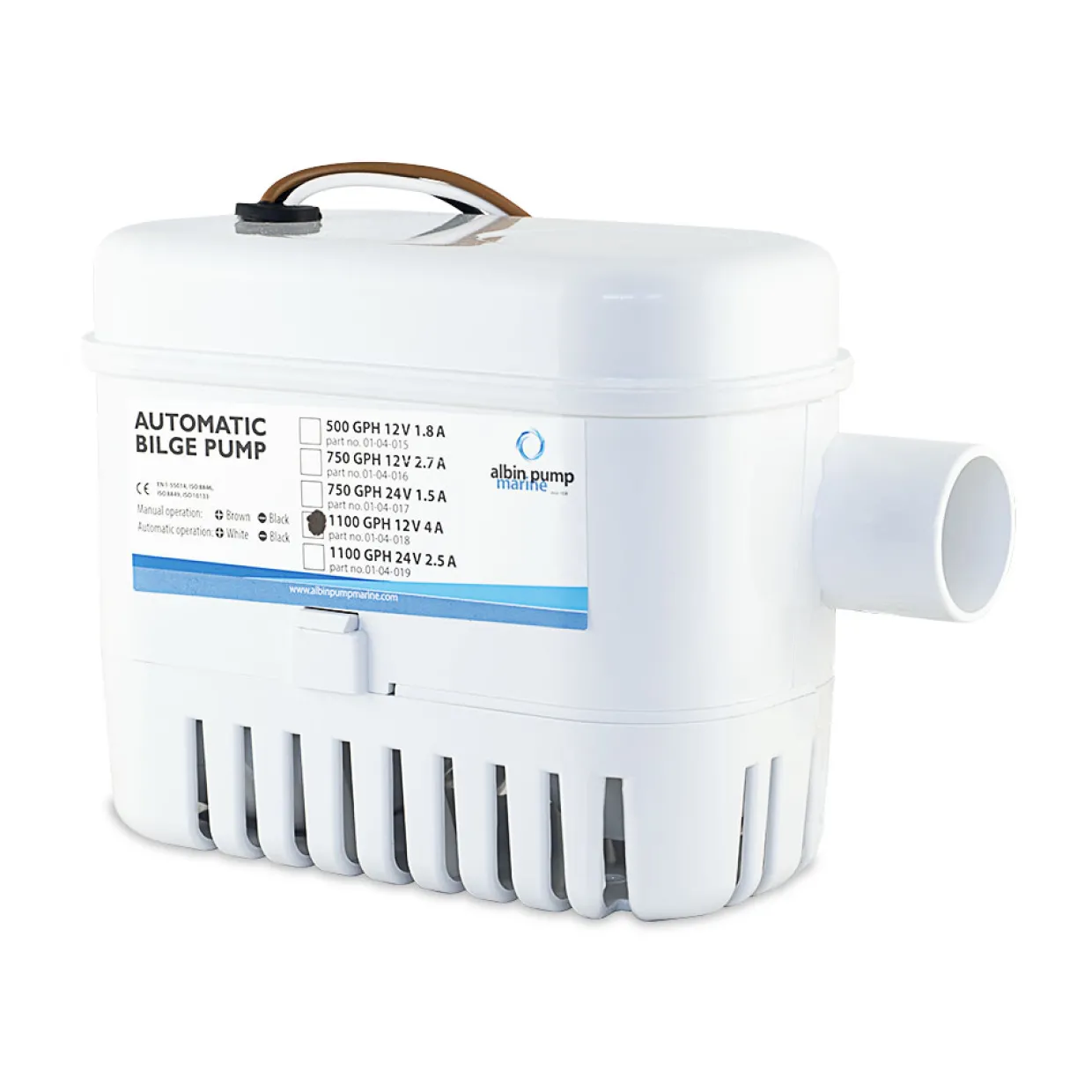 Automatisk 1100 GPH 24V