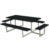 Basic med Extra Sittplatser Svart Utomhus