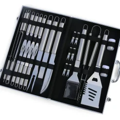 BBQ Set i Rostfritt Stål 26 Delar