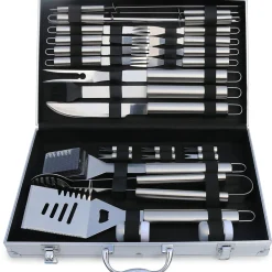 BBQ Set i Rostfritt Stål 26 Delar