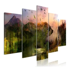 Bear In The Mountain Wide 5 delar