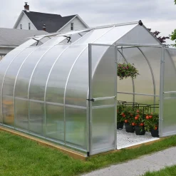 Bella Aluminiumram med UV-Skyddad Polykarbonat & Ventilationsfönster, 8,9 m²