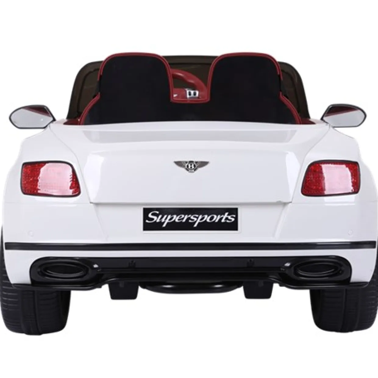 Bentley 2 Personer 2x6 V Eva-hjul Speed Vit