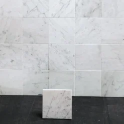 Bianco Carrara C Honed Vit 15x15 cm