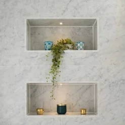 Bianco Carrara C Honed Vit 31x61 cm