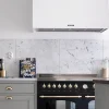 Bianco Carrara C Honed Vit 31x31 cm