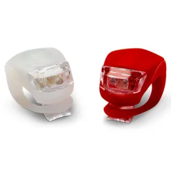 Bikeset 2 LED Silicon Paket Fram & Bak