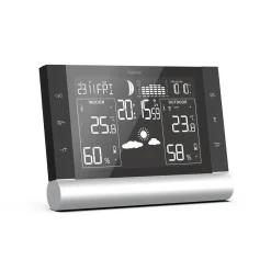 Black Line Plus Trådlös Termometer med WiFi & Frostlarm Svart