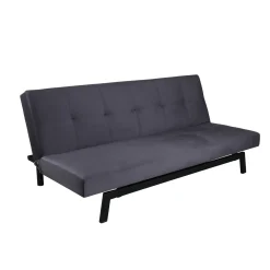 Bodil Grå Sammet 2-sitssoffa 180x80x55 cm 1 Sovplats