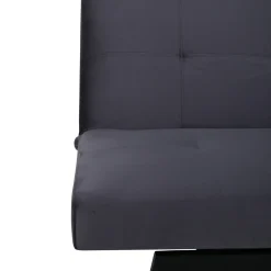 Bodil Grå Sammet 2-sitssoffa 180x80x55 cm 1 Sovplats