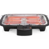 BQ-2813 Svart Bordsgrill med Steglös Temperaturreglering & Fettuppsamlare