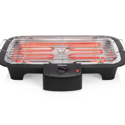 BQ-2813 Svart Bordsgrill med Steglös Temperaturreglering & Fettuppsamlare