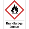 Brandfarliga Ämnen 210x297 mm Plast
