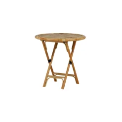 Cane, Cafébord Utomhus i Naturfärgad Rotting