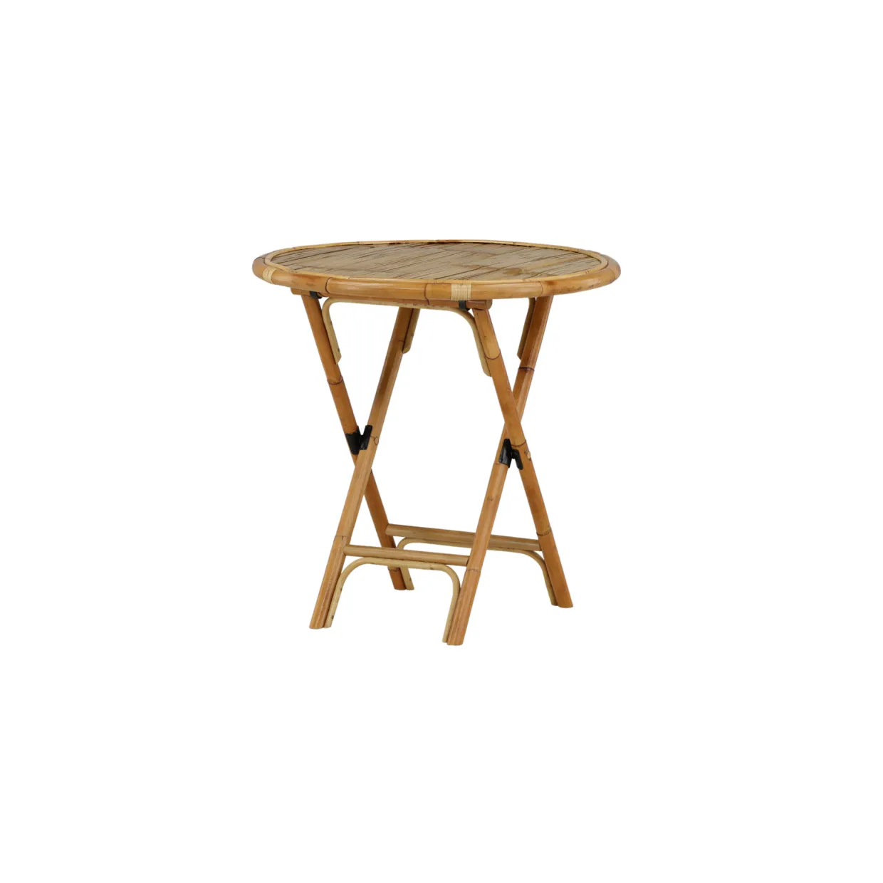 Cane, Cafébord Utomhus i Naturfärgad Rotting