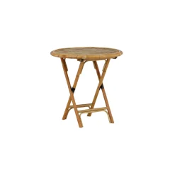Cane, Cafébord Utomhus i Naturfärgad Rotting
