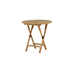 Cane, Cafébord Utomhus i Naturfärgad Rotting