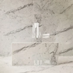 Carrara C Polerad Vit 30x60 cm