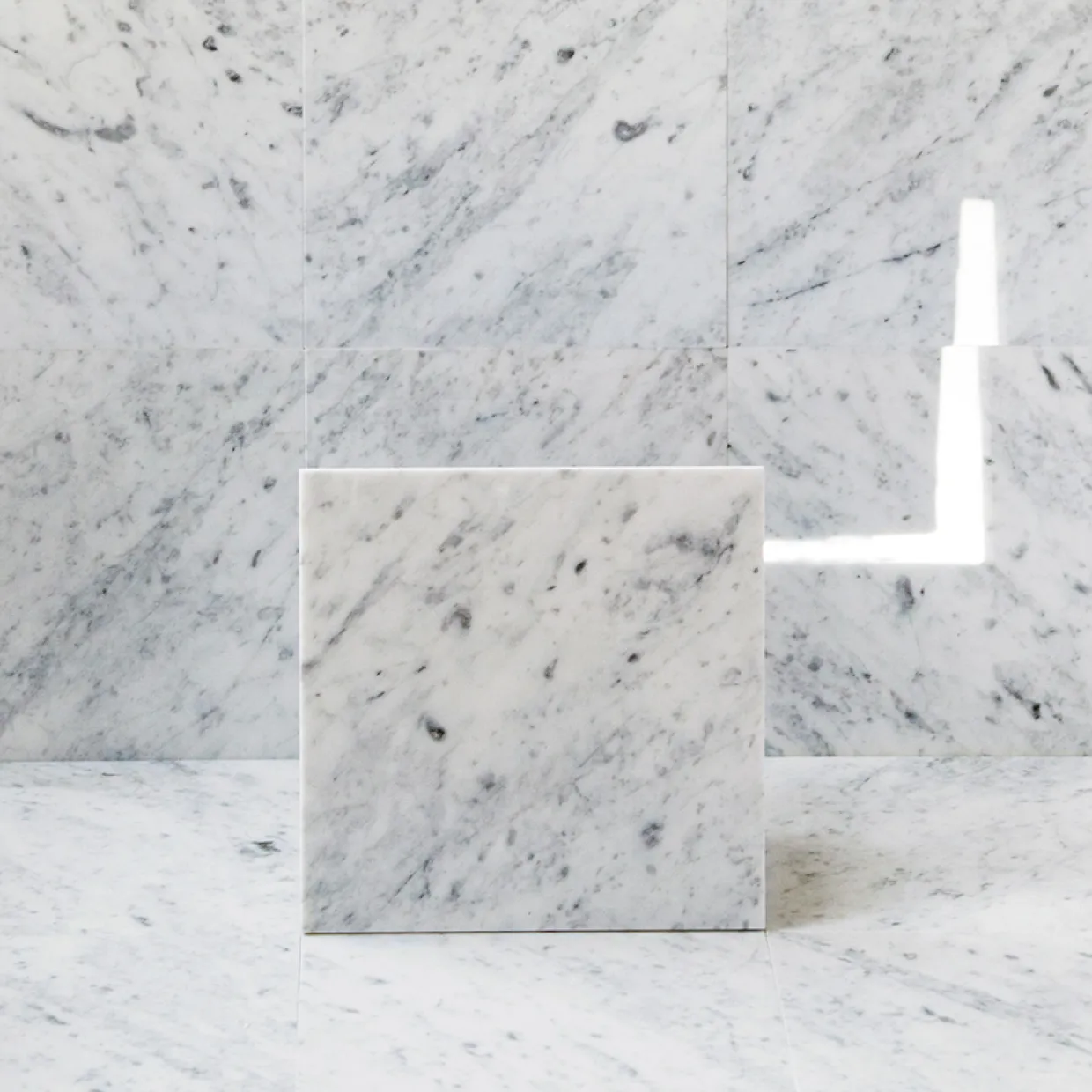 Carrara C Polerad Vit 30,5x30,5 cm