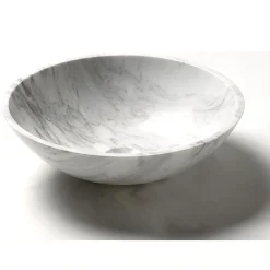 Carrara Slipad Rund