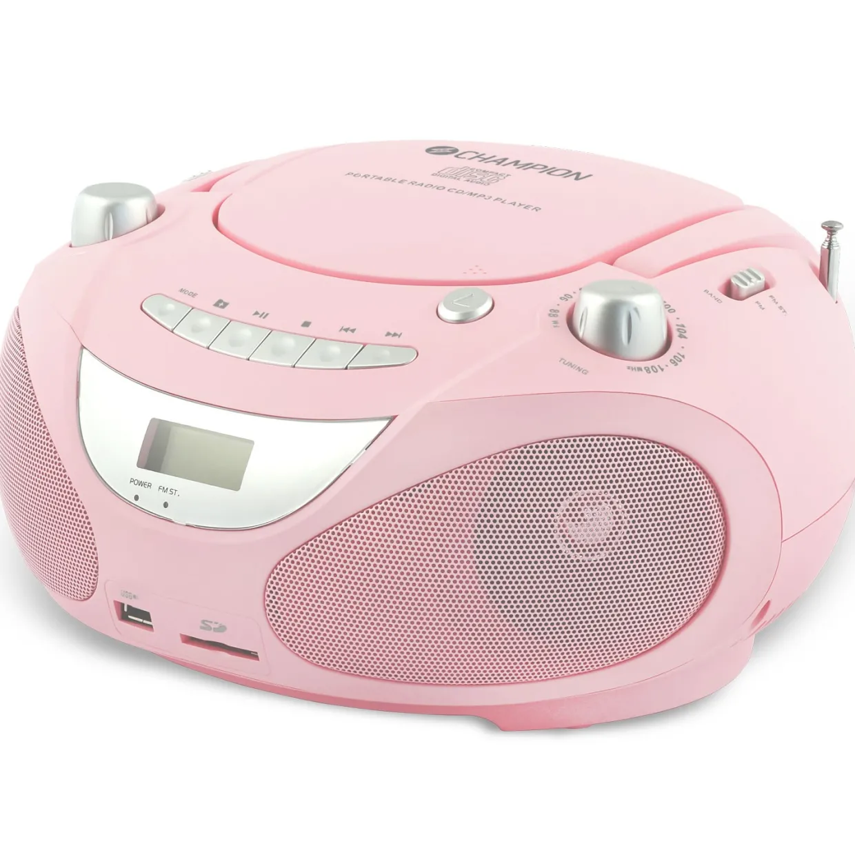 CD/Radio/MP3/USB Pink