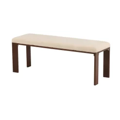 Chester Off White Rektangulär Bänk 120cm