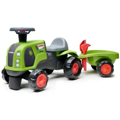 Claas Med Ratt, Tuta, Släpvagn, Kratta & Lastskopa