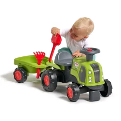 Claas Med Ratt, Tuta, Släpvagn, Kratta & Lastskopa