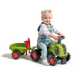 Claas Med Ratt, Tuta, Släpvagn, Kratta & Lastskopa