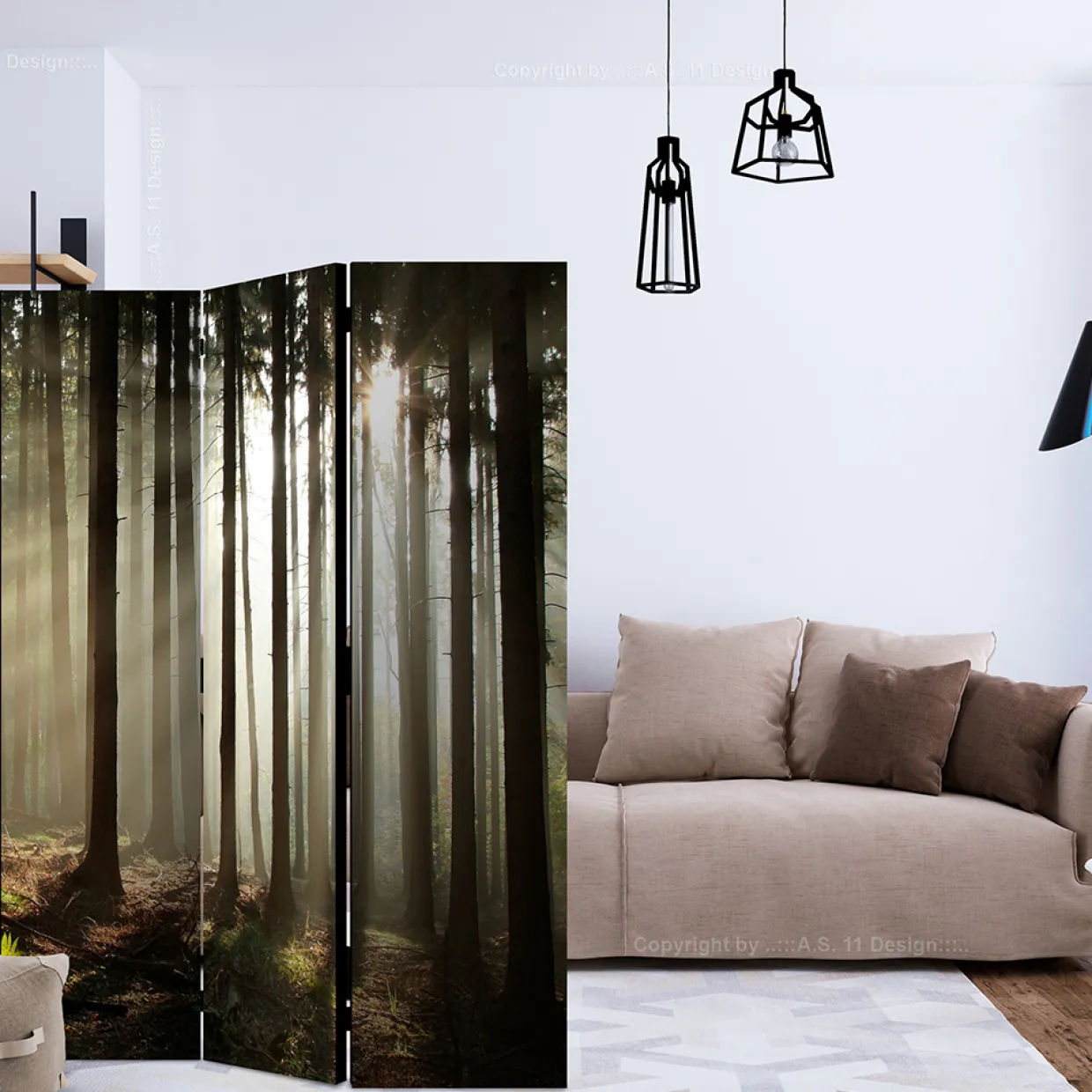Coniferous Forest 135x172 cm