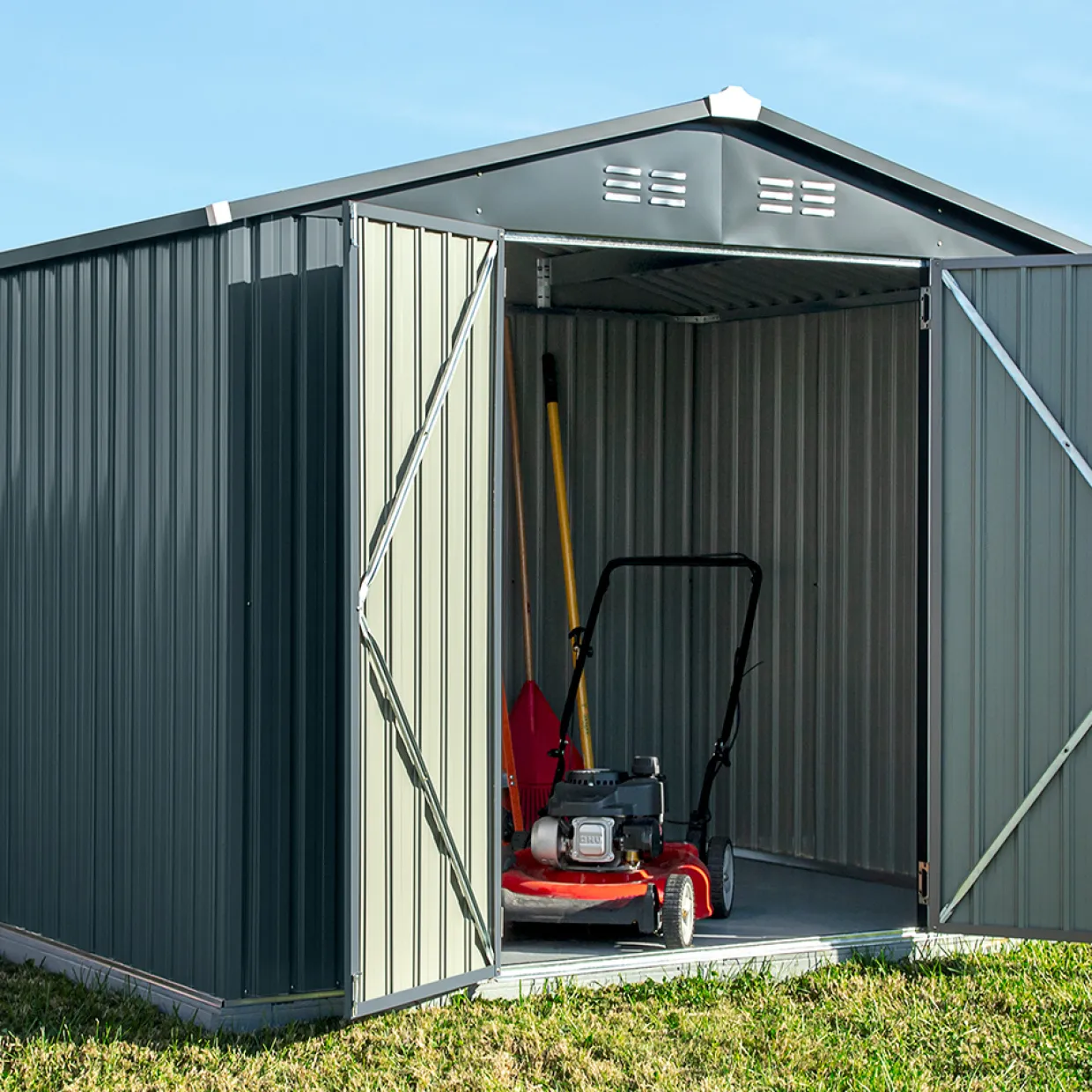 Cover-It 4,5 m² Mörkgrå Redskapsbod