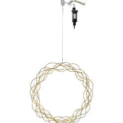 Curly Krans med LED 30cm