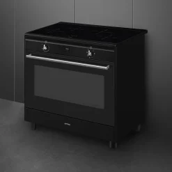 CX91IMBL Svart 90cm med Varmluft och Timerfunktion