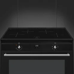 CX91IMBL Svart 90cm med Varmluft och Timerfunktion