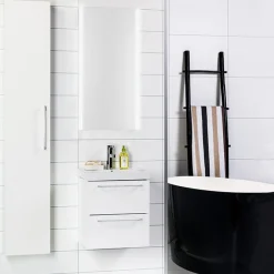 Day med Deco Spegel Matt Vit