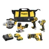 DCK501P2 18V 5 Maskiner och 2X5Ah Batterier