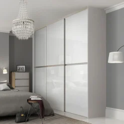 Decotique Vitt Glas 2 Paneler