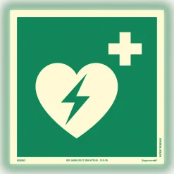 Defibrillator 200x200 mm Aluminium Supernova+