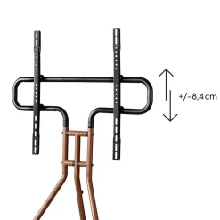 Design Upp Till 75 tum Valnötsträ-look