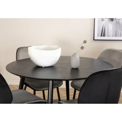Dipp Ø115 cm med 4 Emma Stolar