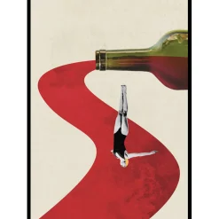 Diver In Wine River