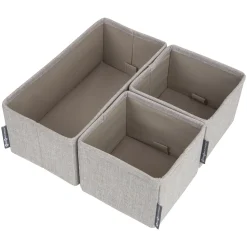 Drawer organizer 3-set Beige
