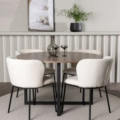 Durango Ø120 cm med 4 st Edina stolar