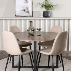 Durango Ø120 cm med 4 st Polar stolar