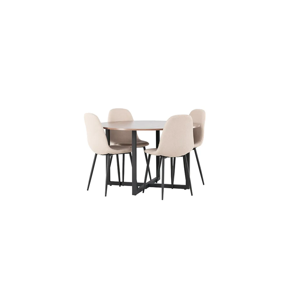 Durango Ø120 cm med 4 st Polar stolar